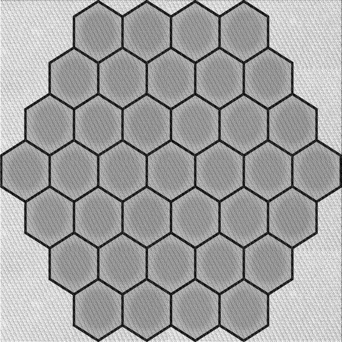 Round Machine Washable Transitional Platinum Gray Rug, wshpat1730gry