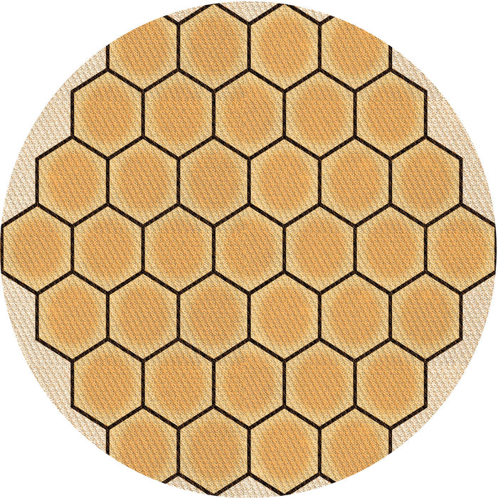 Square Patterned Sedona Brown Rug, pat1730org