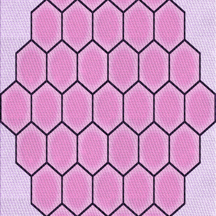 Machine Washable Transitional Blossom Pink Rug, wshpat1730pur