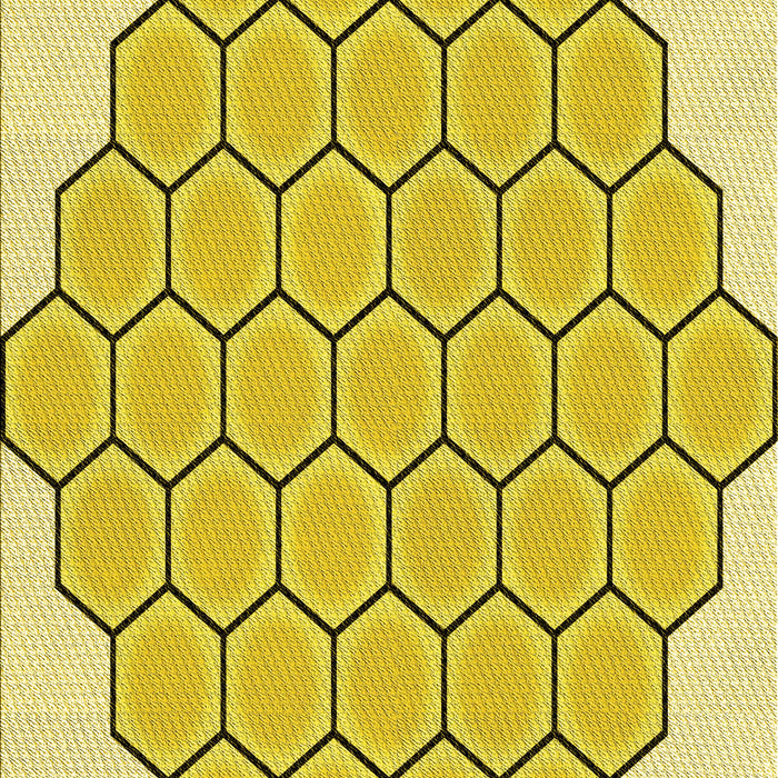 Machine Washable Transitional Caramel Brown Rug, wshpat1730yw