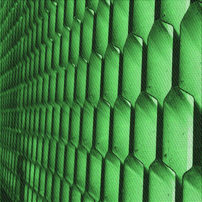 Round Patterned Deep Emerald Green Rug, pat1731grn