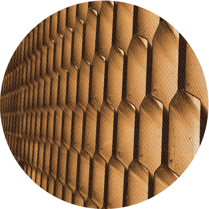 Square Patterned Red Brown Rug, pat1731org