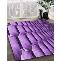 Patterned Purple Rug, pat1731pur