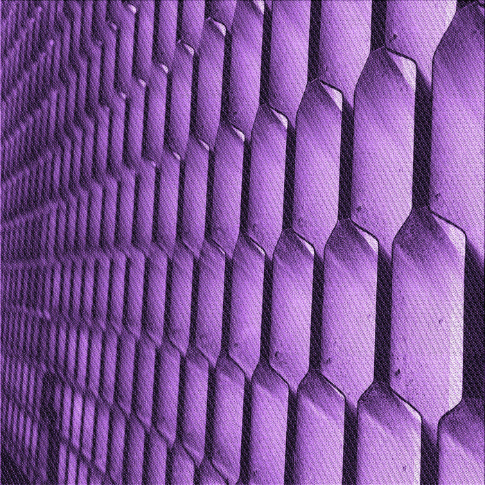 Round Patterned Purple Rug, pat1731pur