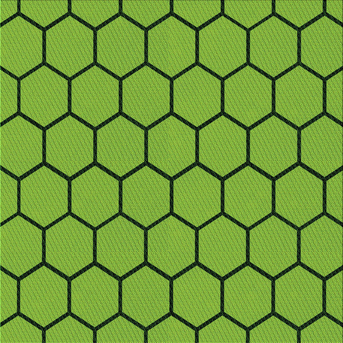 Round Patterned Bright Green Rug, pat1732grn