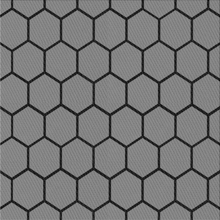 Round Patterned Gray Rug, pat1732gry