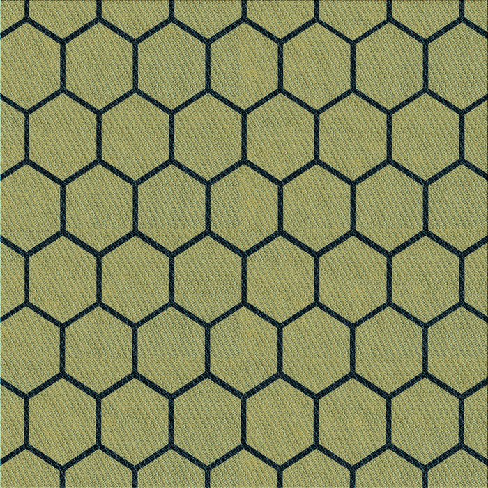 Round Patterned Antique Bronze Green Rug, pat1732lblu