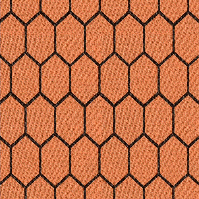 Machine Washable Transitional Neon Orange Rug, wshpat1732org