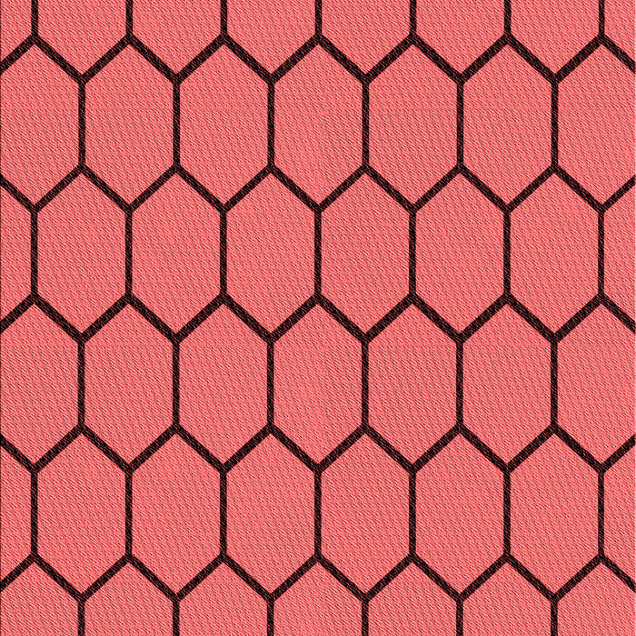 Patterned Red Rug, pat1732rd