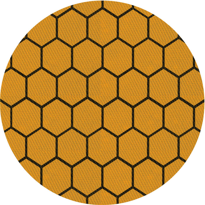 Square Patterned Mahogany Brown Rug, pat1732yw