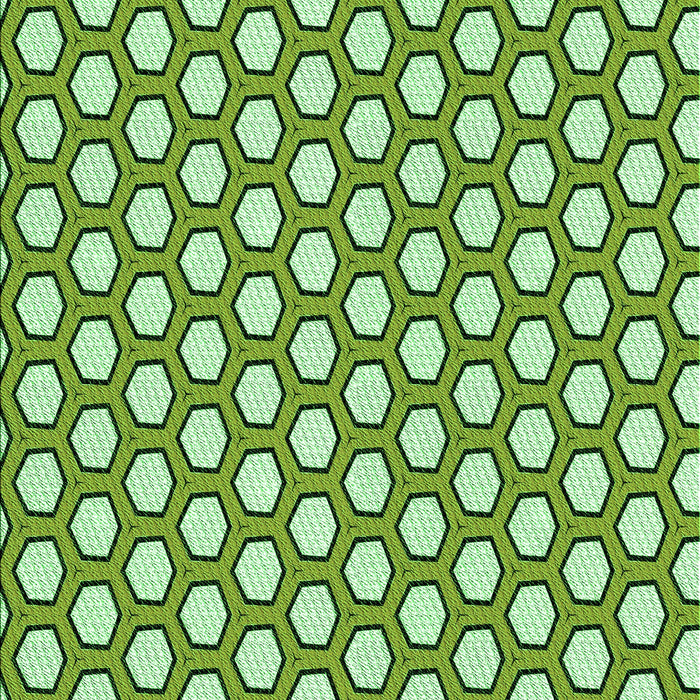 Machine Washable Transitional Light Green Rug, wshpat1733grn