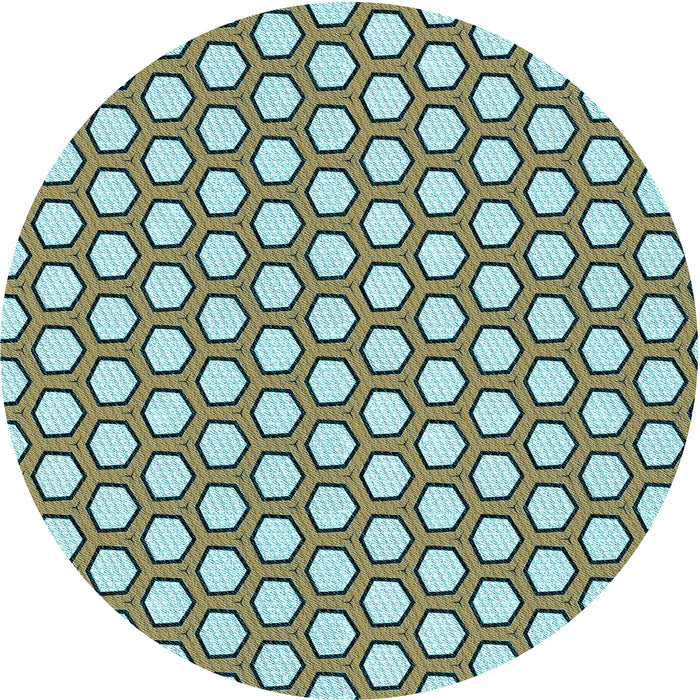 Square Machine Washable Transitional Blue Rug in a Living Room, wshpat1733lblu