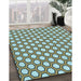 Machine Washable Transitional Blue Rug in a Family Room, wshpat1733lblu