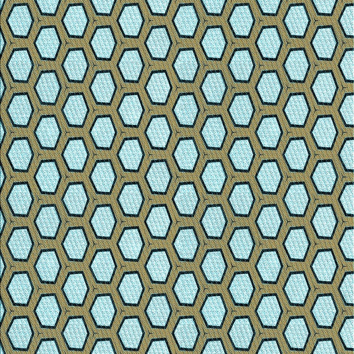 Machine Washable Transitional Blue Rug, wshpat1733lblu