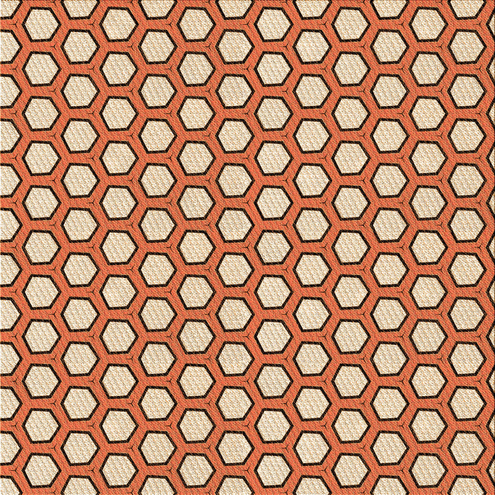 Round Patterned Mahogany Brown Rug, pat1733org