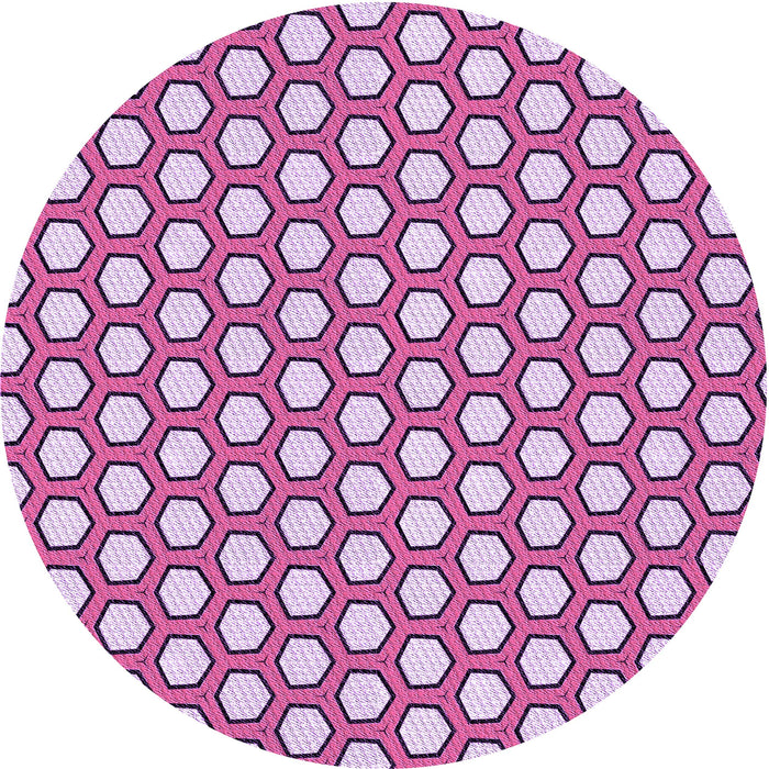 Square Patterned Dark Pink Rug, pat1733pur