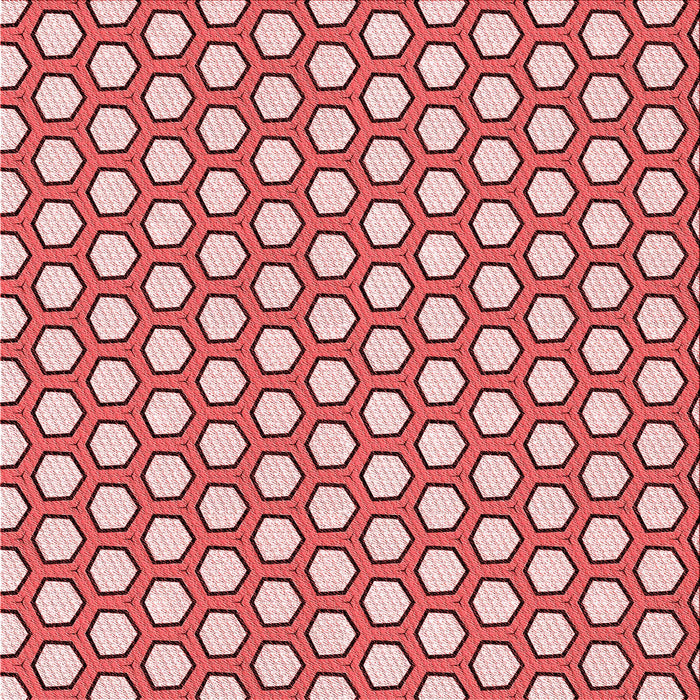 Round Patterned Pastel Pink Rug, pat1733rd