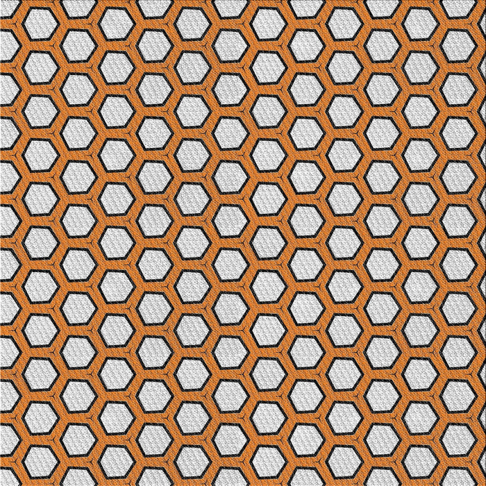 Square Patterned Dark Sienna Brown Novelty Rug, pat1733