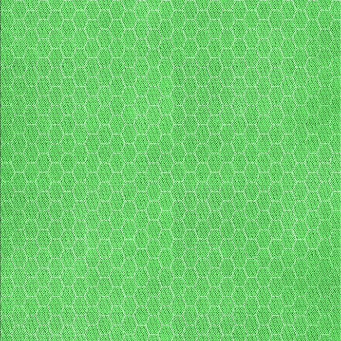 Machine Washable Transitional Neon Green Rug, wshpat1734grn