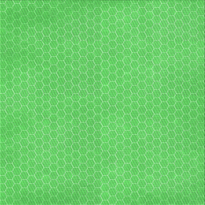 Round Machine Washable Transitional Neon Green Rug, wshpat1734grn
