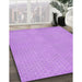 Machine Washable Transitional Violet Purple Rug in a Family Room, wshpat1734pur