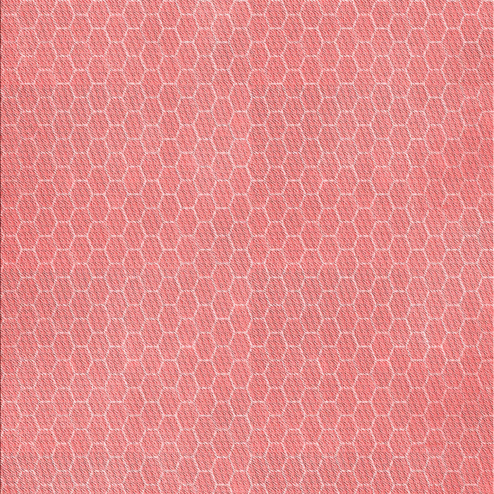 Machine Washable Transitional Light Coral Pink Rug, wshpat1734rd