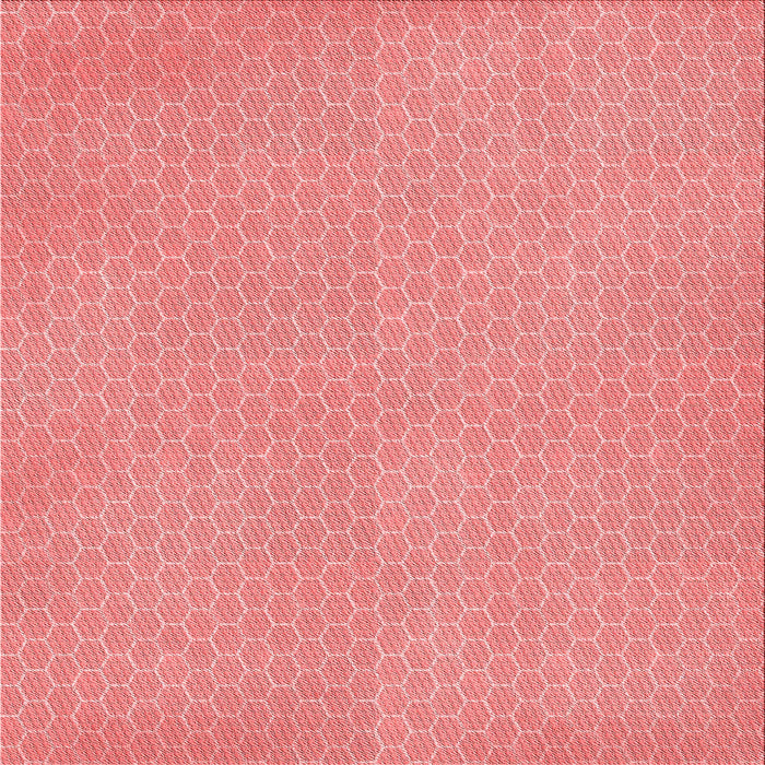 Round Machine Washable Transitional Light Coral Pink Rug, wshpat1734rd