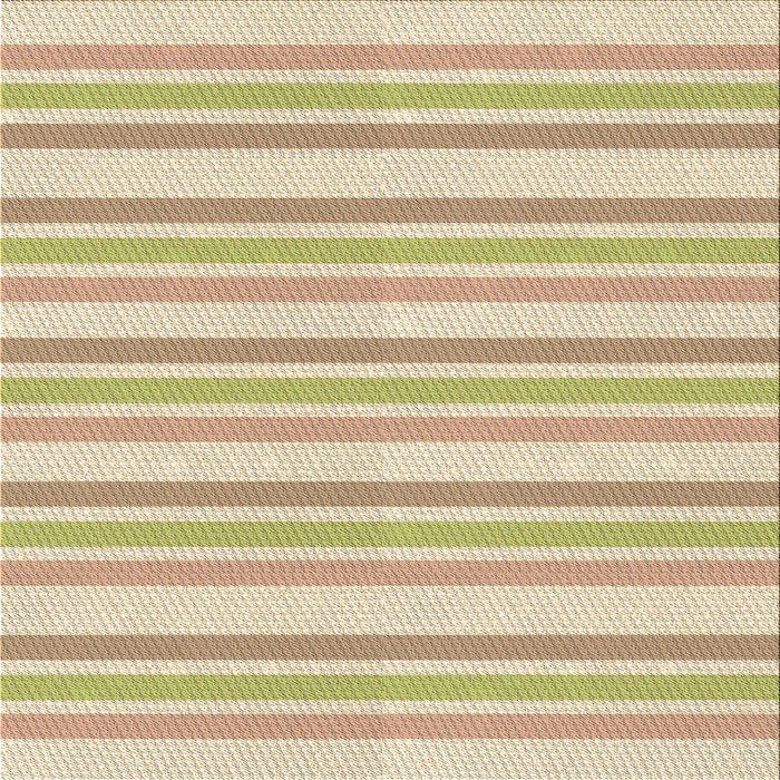 Round Machine Washable Transitional Khaki Gold Rug, wshpat1735brn