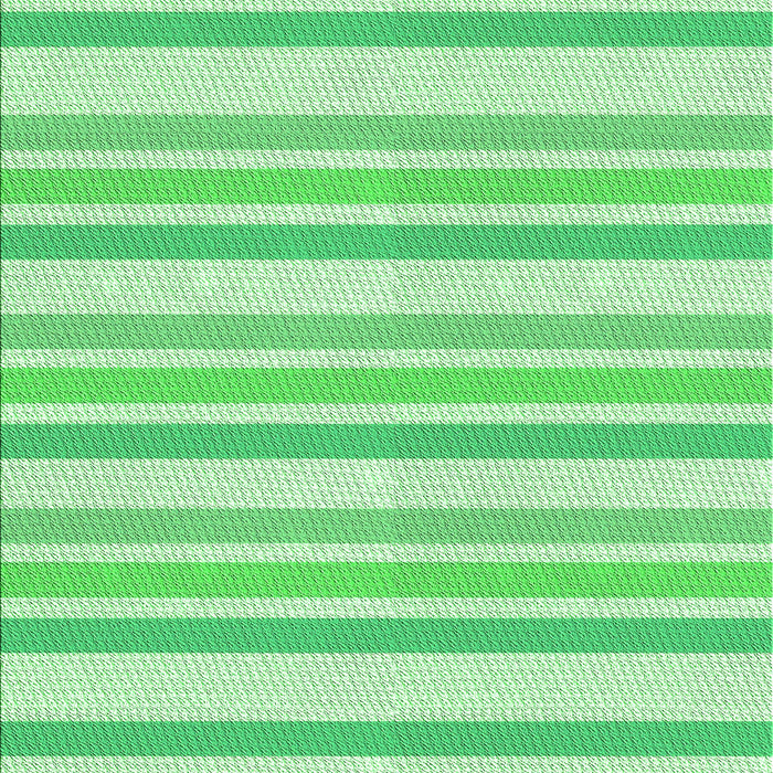 Machine Washable Transitional Green Rug, wshpat1735grn