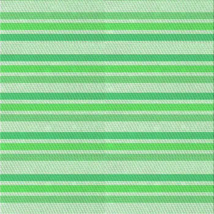 Round Machine Washable Transitional Green Rug, wshpat1735grn