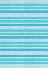 Machine Washable Transitional Bright Turquoise Blue Rug, wshpat1735lblu