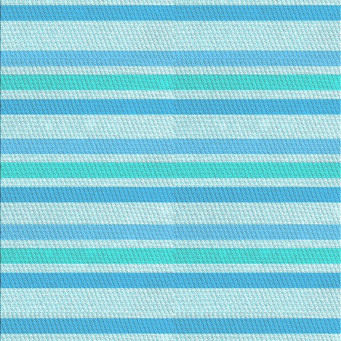 Machine Washable Transitional Bright Turquoise Blue Rug, wshpat1735lblu