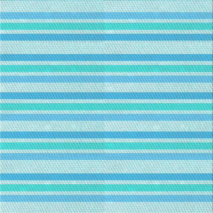 Round Machine Washable Transitional Bright Turquoise Blue Rug, wshpat1735lblu