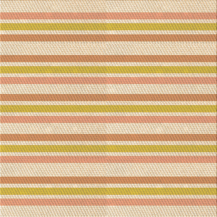 Round Machine Washable Transitional Orange Rug, wshpat1735org