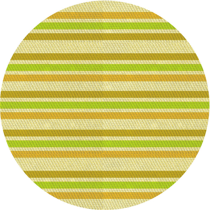 Square Machine Washable Transitional Yellow Rug in a Living Room, wshpat1735yw