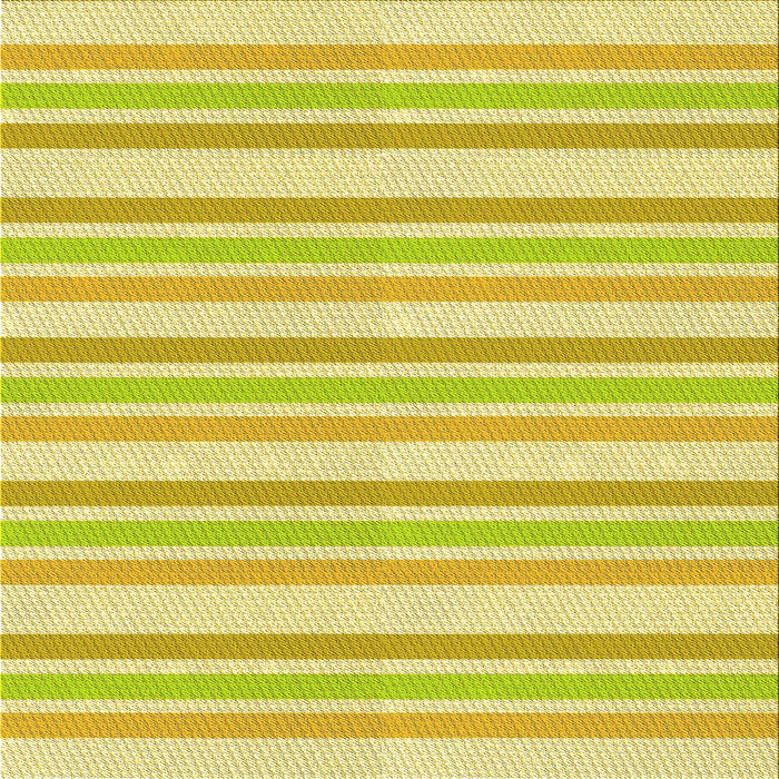 Round Machine Washable Transitional Yellow Rug, wshpat1735yw