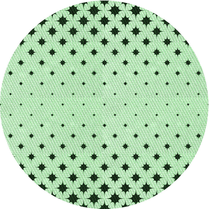 Square Patterned Mint Green Rug, pat1736grn