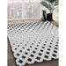 Machine Washable Transitional Platinum Gray Rug in a Family Room, wshpat1736gry