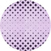Square Machine Washable Transitional Lilac Purple Rug in a Living Room, wshpat1736pur