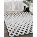 Patterned Off-White Abstract Machine Washable Rug in a Family Room, wshpat1736