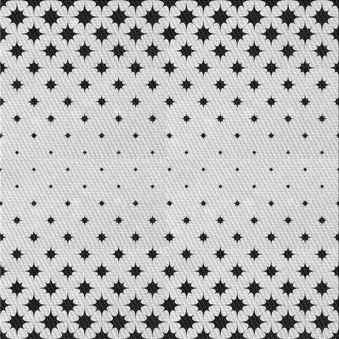 Square Patterned Off-White Modern Rug, pat1736