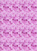 Machine Washable Transitional Blossom Pink Rug, wshpat1737pur