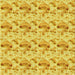 Round Machine Washable Transitional Yellow Rug, wshpat1737yw