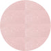 Square Machine Washable Transitional Light Coral Pink Rug in a Living Room, wshpat1738rd
