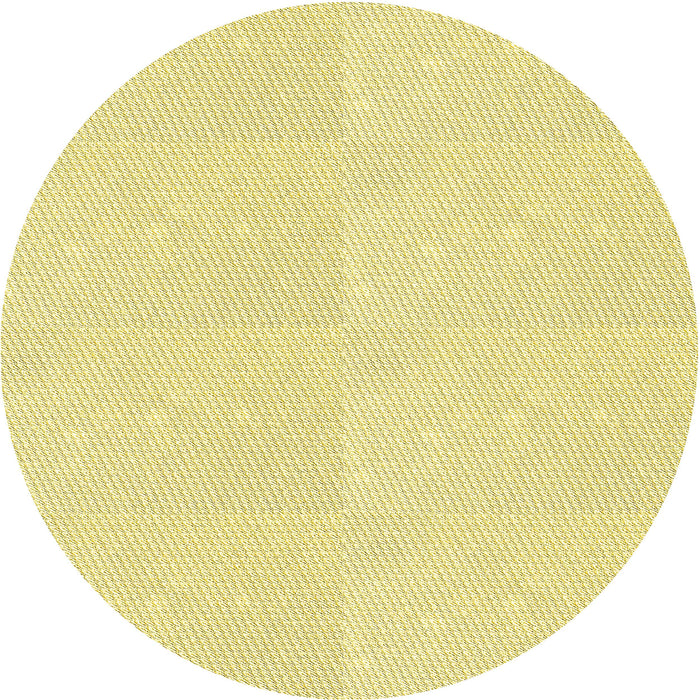 Square Machine Washable Transitional Yellow Rug in a Living Room, wshpat1738yw