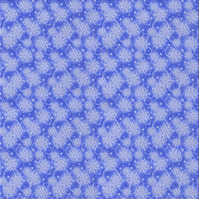 Round Patterned Sky Blue Rug, pat1739blu