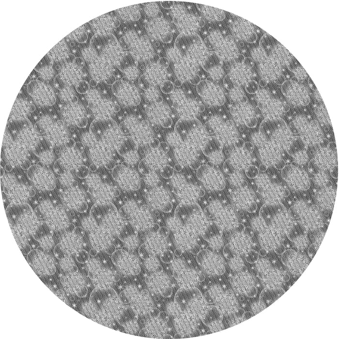 Square Machine Washable Transitional Cloud Gray Rug in a Living Room, wshpat1739gry