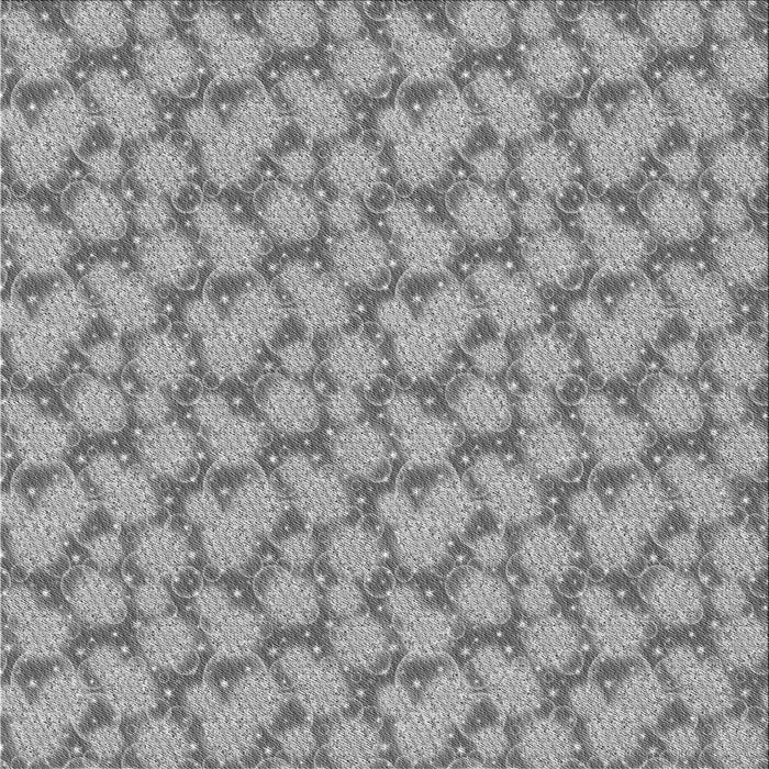 Round Patterned Cloud Gray Rug, pat1739gry