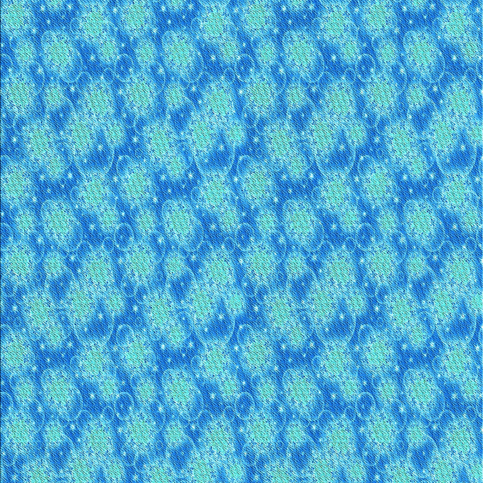 Machine Washable Transitional Bright Turquoise Blue Rug, wshpat1739lblu