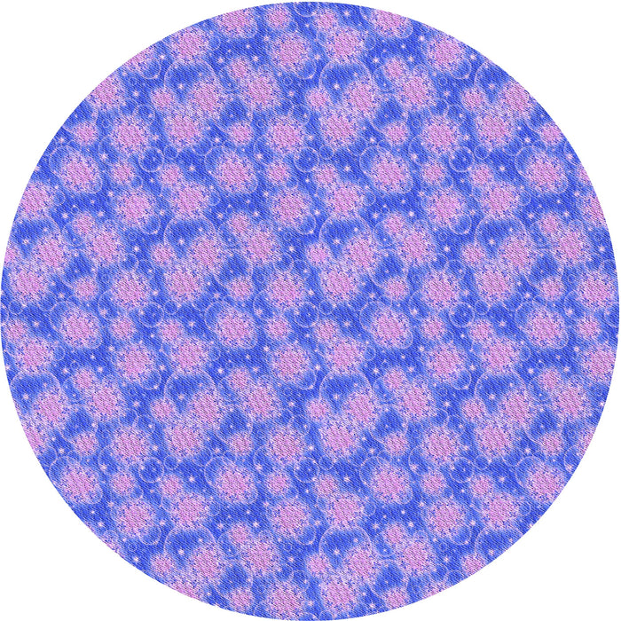 Square Patterned Purple Mimosa Purple Rug, pat1739pur